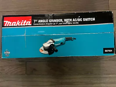 NEW MAKITA 7in ANGLE GRINDER W/ AB/DC SWITCH GA7021 • $169.89