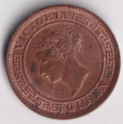 Ceylon 1870 Cent Vgc Luster Traces Coin Auction Starts At £1 • £0.99