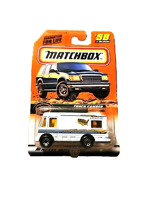 Rtr Built Matchbox # 58 White Truck Camper Mb58-j1. White Go Travel Motorhome • $5.69