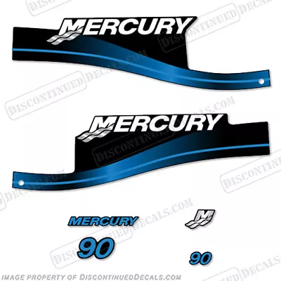 Fits Mercury 90hp ELPTO Series 1999-2006 Decal Kit (Blue) • $94.95
