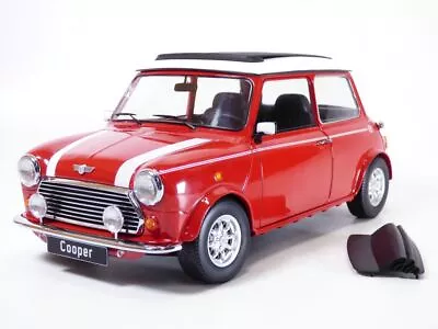 MINI COOPER 1300 Rouge & Bandes Blanches 1/12 • $194.87