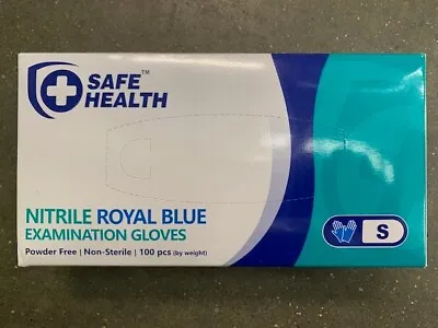 SAFE HEALTH EN455 Nitrile 3.5g Examination Gloves Powder & Latex  Free • £5.50