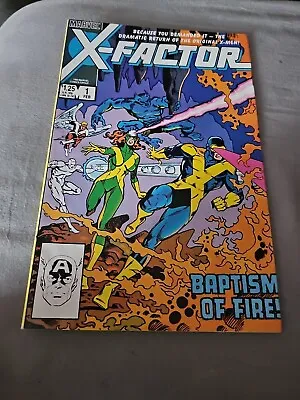 X-Factor #1 1st Appearance X-Factor! Marvel 1986 Cyclops   • $5.99