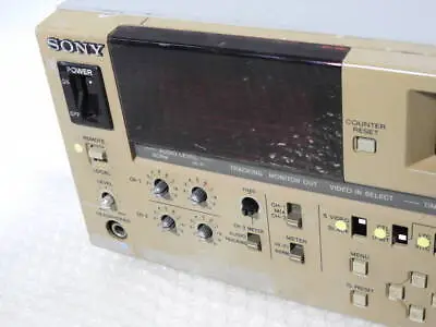 Sony SVO-5800 S-VHS  Videocassette Recorder Editing  JUNK JAPAN • $235