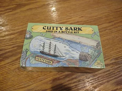 Vintage 1984 Cutty Sark Ship In A Bottle Woodkrafter Kit Model New Sealed • $24.99