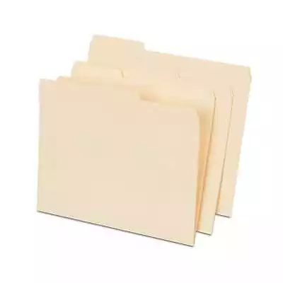 Staples Interior File Folders Letter Size Manila 100/Box (117713) 117713/TR56678 • $23.98