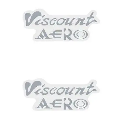 Viscount - Aero - Chrome - Seat Decal Set - Old School Bmx • $7.18