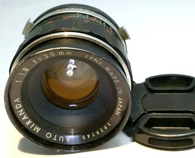 Miranda 50mm F1.8 Prime Lens  W/ Fungus Spots - AS IS But Works • $35.77