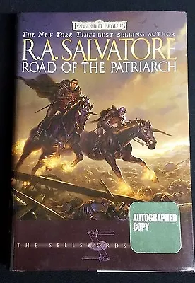 Road Of The Patriarch 1st Edition By R.A. Salvatore Author Signed  • $39.99