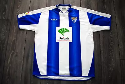 Malaga Spain Football Shirt 2004-2005 Home Soccer Jersey Camiseta Maglia Umbro • $94.99