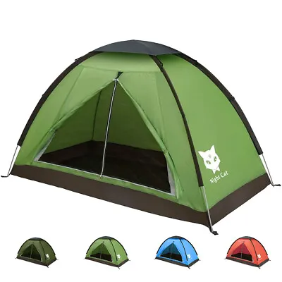 $66.49 • Buy Night Cat Ultralight Tent Backpacking For Camping Tent Outdoor Hiking 1/2 Person