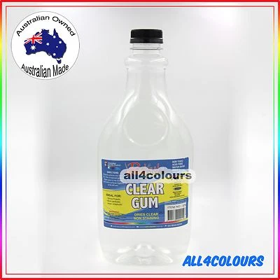 $29.99 • Buy 2L OZ Made NON TOXIC CLEAR GUM Water Based Adhesive For SLIME Non Staining