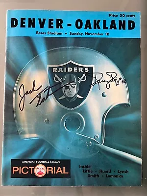 Jack Tatum & Kenny King Hand Signed Autographed Denver Broncos Magazine • $95