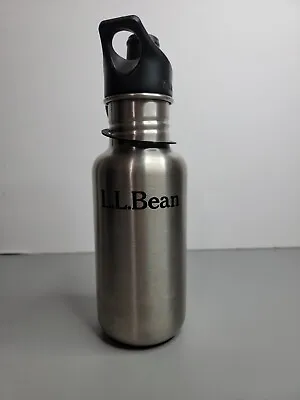 Klean Kanteen L.L. Bean 18 Oz Bottle Stainless Steel Water Canteen Loop Cap EUC • $12.90