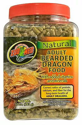 $9.99 • Buy Zoo Med Adult Bearded Dragon Food