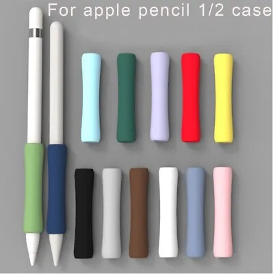 Non-Slip Case For Apple IPad Pencil 1st 2nd Gen Silicone Protective Grip Cover • £3.11