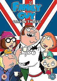 Family Guy: Season Twelve DVD (2013) Seth MacFarlane Cert 15 3 Discs Great Value • £2.26