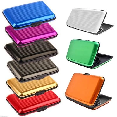 £2.59 • Buy Aluminium Wallet - Metal Credit Card Holder - Business Card Case - UK Supplier