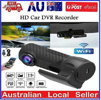 $64.98 • Buy 1080P HD Hidden Car Camera WIFI DVR Camera Video Recorder Dash Cam Night Vision
