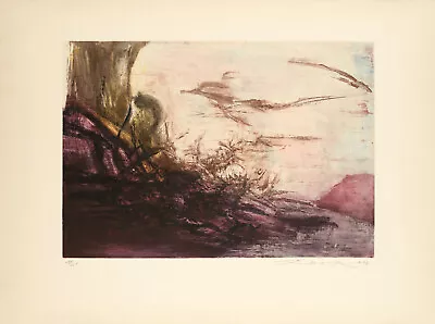 Etching And Aquatint - Zao Wou Ki - 赵无极 – 趙無極 - Chinese Art - 1967 • $15800