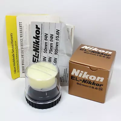 Nikon EL Nikkor 80mm F/5.6 N Enlargement Lens [Near MINT In Case] M39 From Japan • $119