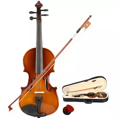 1/8 Acoustic Violin Case Bow Rosin For 4-5 Years Old Children Kids Beginner • $56.99