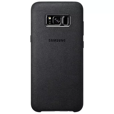 Samsung Galaxy S8+ Alacantara Cover - Dark Grey • $19