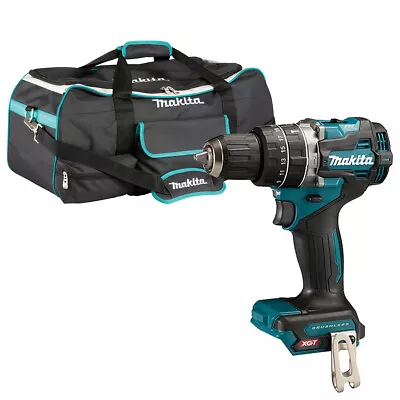 Makita HP002G 40V Max XGT Brushless Combi Drill With 832366-8 Large Tool Bag • £185.91