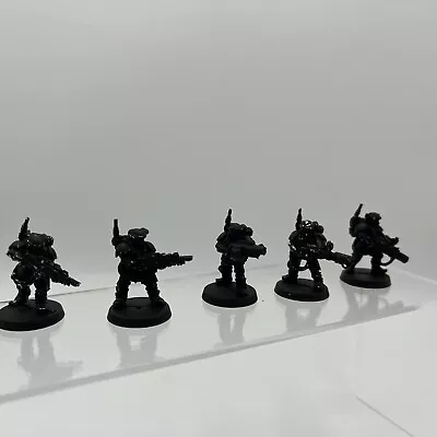 Metal Warhammer 40K Games Workshop Imperial Guard Kasrkin Stormtroopers X5 • $45.99