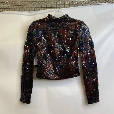 MARCIANO By Guess Jasmine Sequin Top Women's Size XS Delight Sequins • $76.50