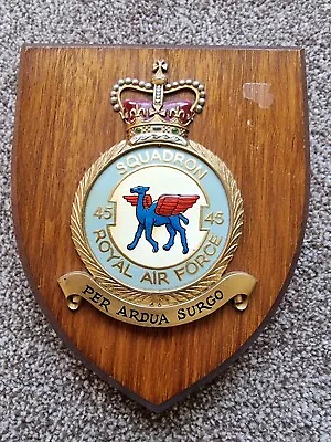 RAF 45 Squadron Wall Plaque Shield  • £9.99
