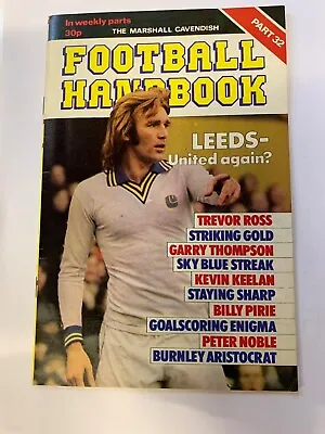 £4 • Buy The Marshall Cavendish Football Handbook Part 32                
