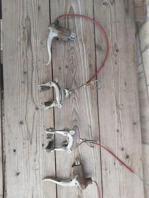 Paire De Freins Balilla Pour Vélo De Course/course D'époque - Avant Et Arrière (Italie)