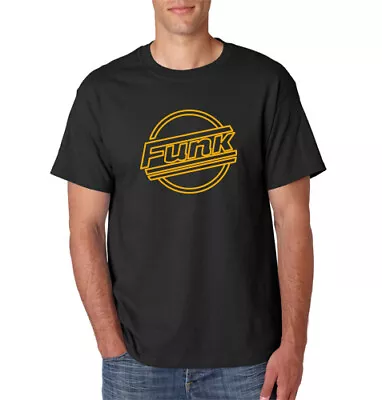 $14.95 • Buy FUNK Sign T-Shirt Vintage Parliament Funkadelic James Brown Soul Music S-6XL Tee
