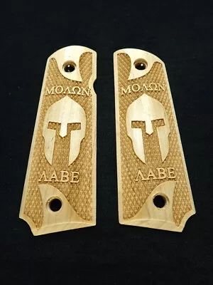 --Maple Molon Labe Spartan Grips Compatible/Replacement For Browning 1911-22/380 • $40