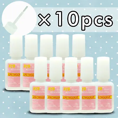 2/3/5/10 PCS NAIL Art GLUE 10g STRONG Acrylic False Nails Rhinestones Glitter • £2.99