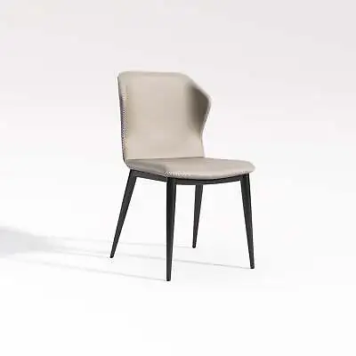 $226.80 • Buy Lee Dining Chair/Steel Legs/ PU Leather/Minimalist/Beige