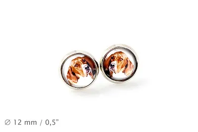 English Pointer. Pet In Your Ear. Earrings. Photojewelry. Handmade. USA • $14.99