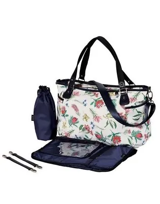 OiOi Botanical Tote Nappy Bag & Baby Change Mat Baby Bag • £61.88