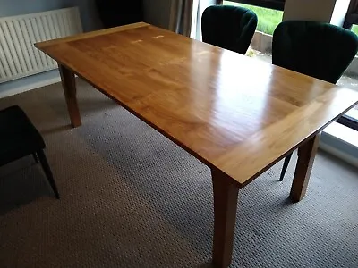 Large Bespoke Dining Table Walnut Circa 1970 • £100