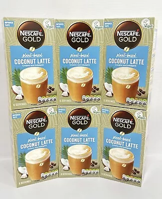 Nescafe Gold Coconut Latte Non-Dairy Instant Coffee 6 X 6 Sachet = 36 Servings • £16.49
