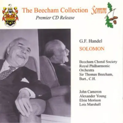 George Frideric Handel G.F. Handel: Solomon (CD) Album • £20.80