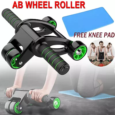 Automatic Rebound Abdominal Wheel Ab Roller Wheel Fitness Workout Exercise Gym • $38.99