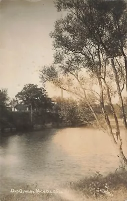 Postcard: Rochelle Ogle County Illinois: Old Quarry RPPC Real Photo • $8.25