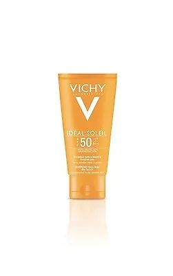 NEW VICHY SUNSCREEN CAPITAL IDEAL SOLEIL MATTIFYING FACE DRY TOUCH SPF50+ 50ml • $21.76