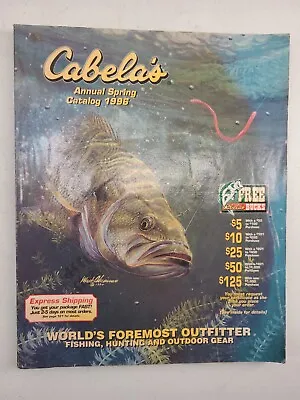 Cabelas Annual Spring 1996 Catalog Fishing Hunting Outdoor Gear Hunt Fish • $29.95