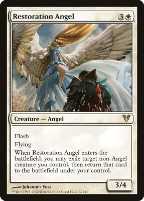 MTG - AVR - Restoration Angel Near Mint Foil #32 • £6.48