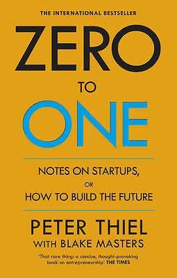 $22.99 • Buy Zero To One By Blake Masters, Peter Thiel