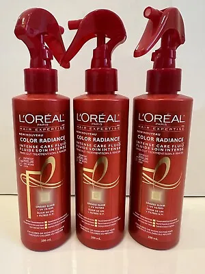 3 X Loreal Color Radiance Intense Care Rinse Out Treatment Linseed Elixir • $49.99