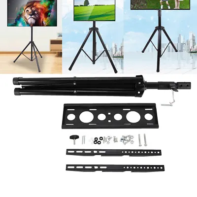$48 • Buy 26-50  TV Vertical Hanger Black Tripod TV Display Floor Stand Adjustable 